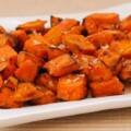 Roasted Sweet Potatoes Recipe with Double Truffle Oil Flavor and Parmesan