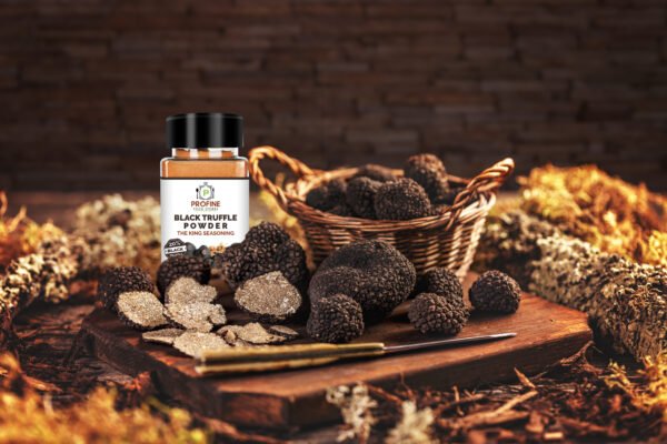 Expensive black truffle mushrooms