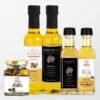 Merry Truffles Bundle as Black Truffle Oil 250 cc - White Truffle Oil 250 cc , Black Truffle Oil 100 cc , White Truffle Oil 100 cc , Black Truffle Slice 100 gr
